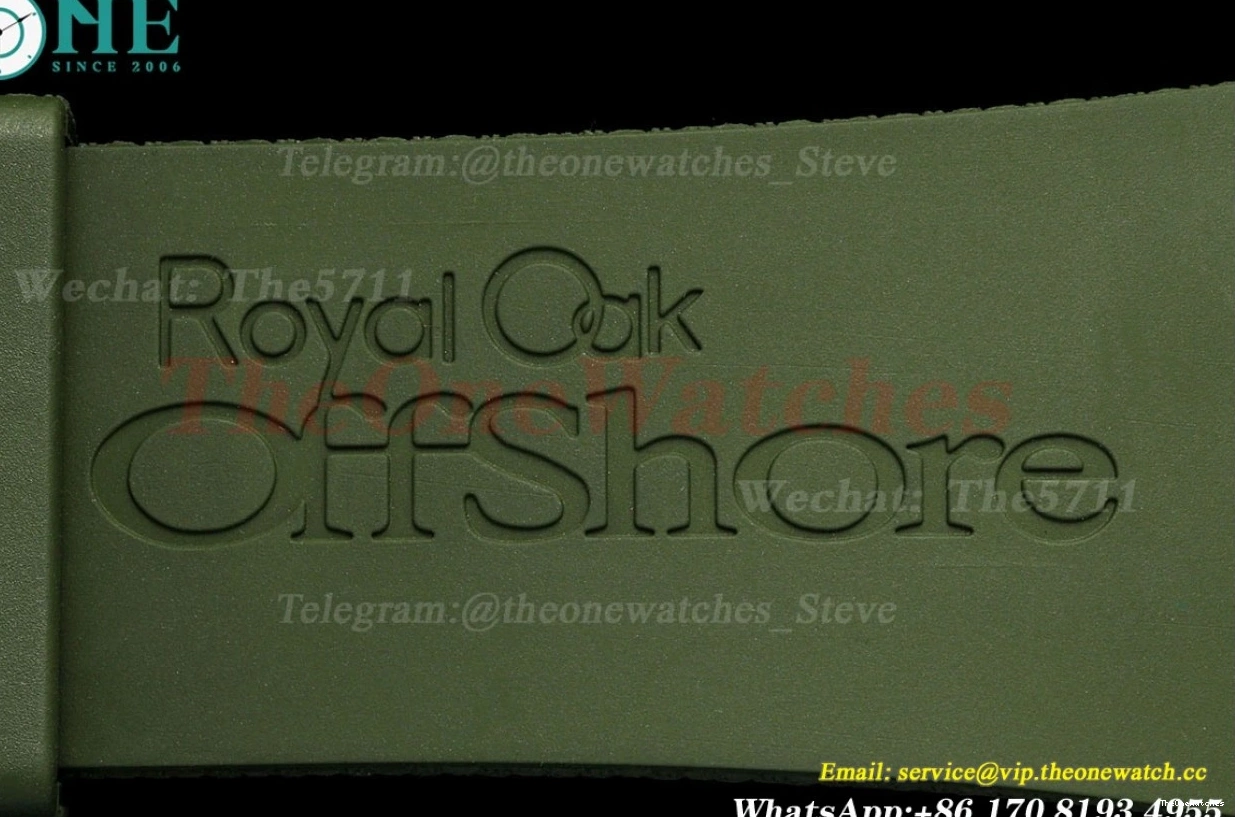 Oak 44mm Green 26405CE SS A7750 RU Royal Dial Offshore TKF 0427